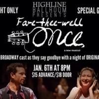 Paul Alexander Nolan, Jessie Fisher and the Cast of ONCE Say 'Fare Thee Well' at the…