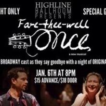 Paul Alexander Nolan, Jessie Fisher and the Cast of ONCE Say 'Fare Thee Well' at the…