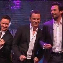 VIDEO: X-MEN's Hugh Jackman, Michael Fassbender and James McAvoy Dance to 'Blurred…