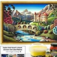 Professional Artist Andy Russell Endorses Matisse Acrylic Paints