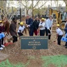 Photo Flash: NYC Parks Breaks Ground on Imagination Playground in Brownsville