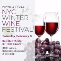 New York Wine Festivals to Present the 5th Annual NYC Winter Wine Festival on…