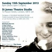 Jonathan Reid Gealt Plays St James Studio Theatre Today