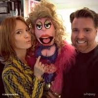 Photo Flash: Alicia Witt Visits AVENUE Q at New World Stages