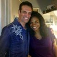 Photo Flash: Anthony Crivello Visits Audra McDonald in PORGY AND BESS