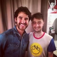Photo: J. Pierpont Finchs Unite!: Darren Criss Visits 'INISHMAAN' Star Daniel…