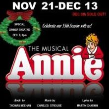 Paradise Theatre Presents ANNIE for the Holiday Season, Now thru 12/13
