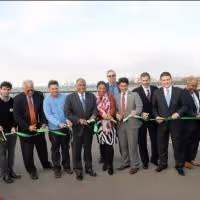 Photo Flash: NYC Parks Cuts Ribbon on New Bush Terminal Piers Park