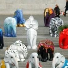 The Resorts of Dana Point Hosts Art Elite During Elephant Parade Today