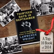 Lawrence Wright's THIRTEEN DAYS IN SEPTEMBER Among NY Times Top 10 Books in 2014
