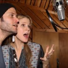Photo Coverage: In the Recording Studio with Kelli O'Hara, Steven Pasquale and the…