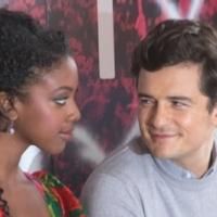 Photo Coverage: ROMEO AND JULIET's Orlando Bloom & Condola Rashad Sign Juliet's Wall…