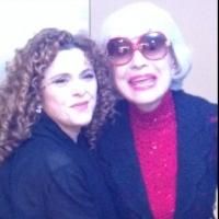 Photo Flash: Carol Channing Visits Bernadette Peters at the McCallum