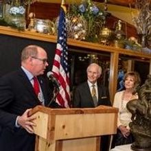 Buffalo Bill Center of the West Presents Commemorative Sculpture to Monaco's Prince…