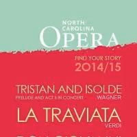 The North Carolina Opera Announces 2014-2015 Season, Featuring TRISTAN AND ISOLDE…