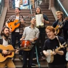 Photo Coverage: Pigpen Theatre Company Performs for the Crowds of 42nd Street