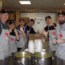 Photo Flash: YOU CAN'T TAKE IT WITH YOU Cast Lends a Helping Hand at God's Love We…