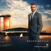 Marina Bay Sands Launches 'Never Settle' Campaign Featuring David Beckham