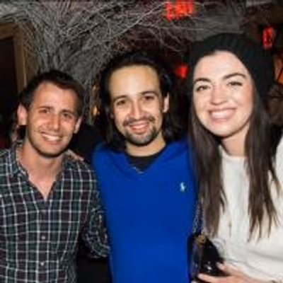 Photo Flash: HAMILTON Celebrates First Preview at the Public with Lin-Manuel Miranda, Laura Osnes, Brian d'Arcy James and More