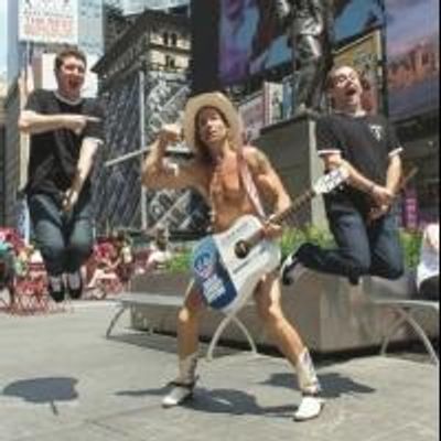 Exclusive Photo Flash: POTTED POTTER's Dan &amp; Jeff 'Potter' in Times Square Before Show Closes Sept 1