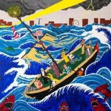 Len Jenkin's FIRE OVER WATER Solo Exhibition Opens Today at Coney Island's Shooting…