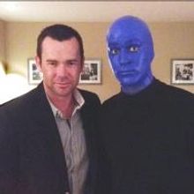 Photo Flash: HUMAN NATURE's Phil Burton Visits BLUE MAN GROUP