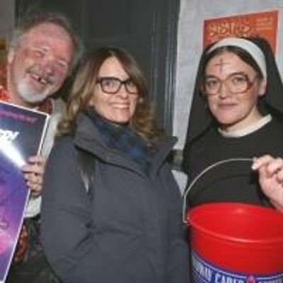 Photo Coverage: Tina Fey, Brian d&#039;Arcy James &amp; More Donate to BC/EFA at DISASTER! Opening