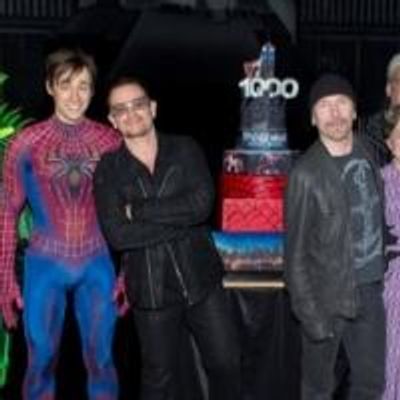 Photo Coverage: Bono &amp; The Edge Join SPIDER-MAN Cast to Celebrate 1000 Performances on Broadway!