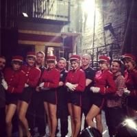 Photo Flash: Saturday Intermission Pics, 4/12, Part 2- BULLETS OVER BROADWAY Takes…