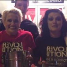 STAGE TUBE: Cast of 'REVOLUTION IN THE ELBOW' Gets Doused for ALS!