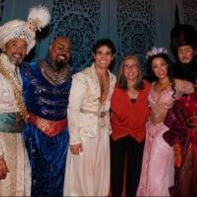 Photo Coverage: Meredith Vieira Visits ALADDIN