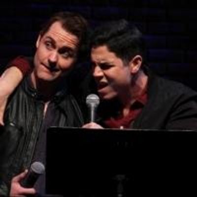 Photo Coverage: Brett Ryback and Alexander Sage Oyen Visit Murderous Musical Mondays at MURDER FOR TWO!