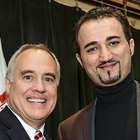 The Acclaimed Italian Tenor Luciano Lamonarca receives a Proclamation from the New…