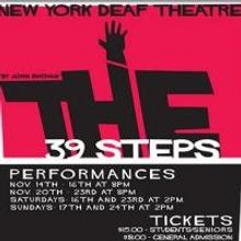 New York Deaf Theatre to Present 39 STEPS, 11/14-11/24