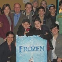 Photo Flash: NEWSIES Casts Gets FROZEN at NYC Screening