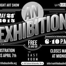 Untitled Artists Group to Present AN EXHIBITION in Nashville, Today
