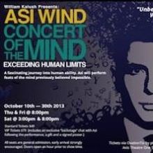 Asi Wind's 'Concert of the Mind' Adds 11/1-2 Performances at Axis Theater
