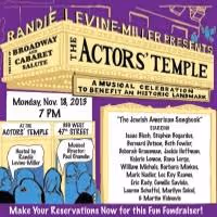 THE JEWISH AMERICAN SONGBOOK Benefits the Actors' Temple Today