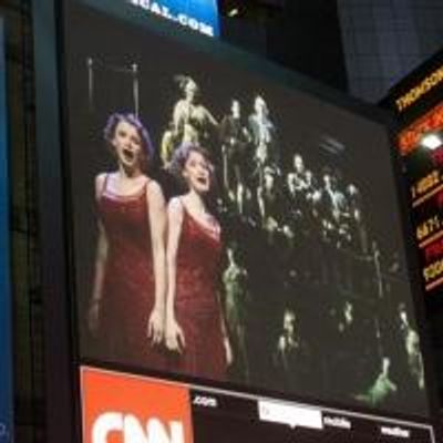 Photo Flash: SIDE SHOW Broadcasts Opening Night Act I Finale in Times Square!