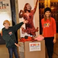 Photo Coverage: KINKY BOOTS Performers Join Broadway Kids Coat Drive
