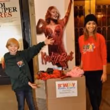 Photo Coverage: KINKY BOOTS Performers Join Broadway Kids Coat Drive