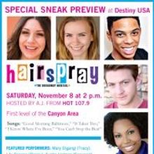 Cast of Syracuse Stage's HAIRSPRAY to Perform at Destiny USA