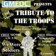 GMEDC & Elks Theatre to Host TRIBUTE TO THE TROOPS, Today