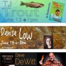 This Week at Bookworks Includes T.J. Trout, Denise Low and More