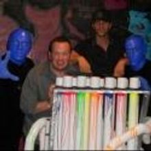 Photo Flash: Magicians Criss Angel and Nathan Burton at Blue Man Group in Las Vegas