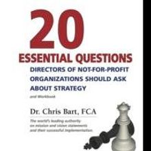 New Book Helps Not-For-Profit Directors With Their Strategic Responsibilities