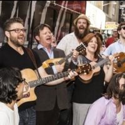 Photo Coverage: ONCE Cast Thanks Fans with Special Outdoor Performance!