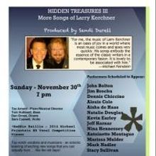 John Bolton, Natalie Douglas and More Set for HIDDEN TREASURES III - MORE SONGS OF…
