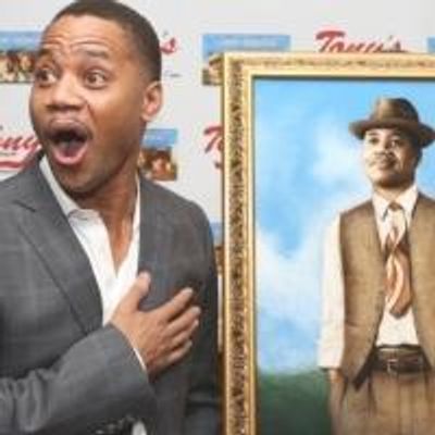 Photo Coverage: Cuba Gooding Jr. Unveils Portrait at Tony Di Napoli's