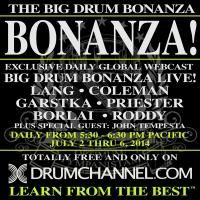 BIG DRUM BONANZA Live Webcasts to Feature Thomas Lang, Chris Coleman, and More…